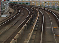 train tracks - an application of radius of curvature