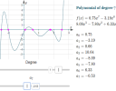 Degree and roots of a polynomial equation