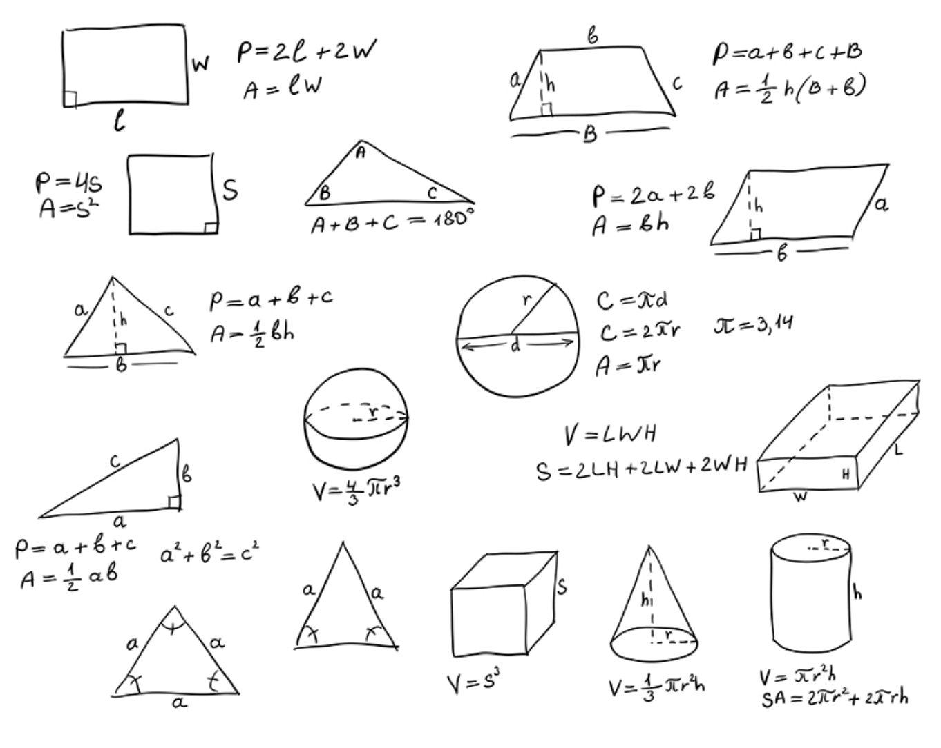 Introduction to Geometry Worksheet with Answers
